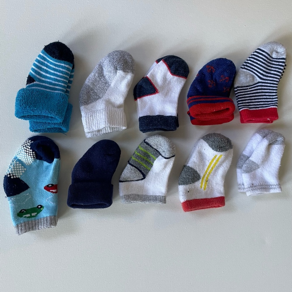Lot of 10 pair baby socks